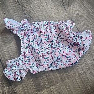 Baby girls floral swimsuit